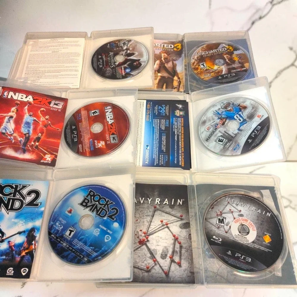 Sony PlayStation PS3 Video Game Lot Bundle 12 Games Ninja Gaiden Sigma Uncharted